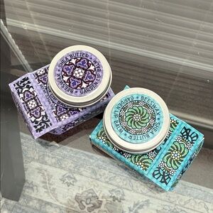 Shea Butter Lip Balm Set - Purple and Blue